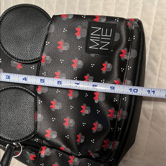 Disney Dani Danielle Nicole Black and Red Minnie Mouse Backpack Purse Adjustable main image 14